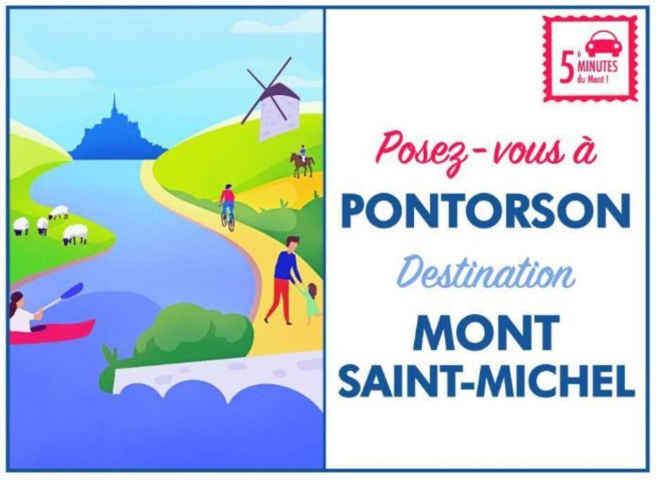 Vila Gite De L'Abri-Cotier 14 Pontorson Exteriér fotografie