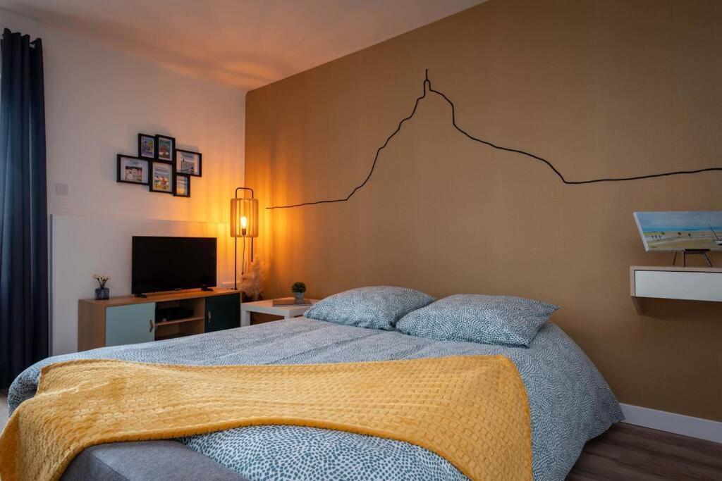 Vila Gite De L'Abri-Cotier 14 Pontorson Exteriér fotografie